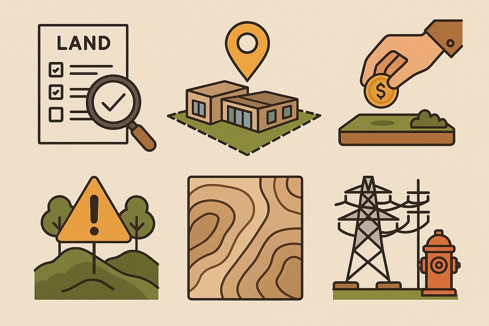 modular home land buying tips