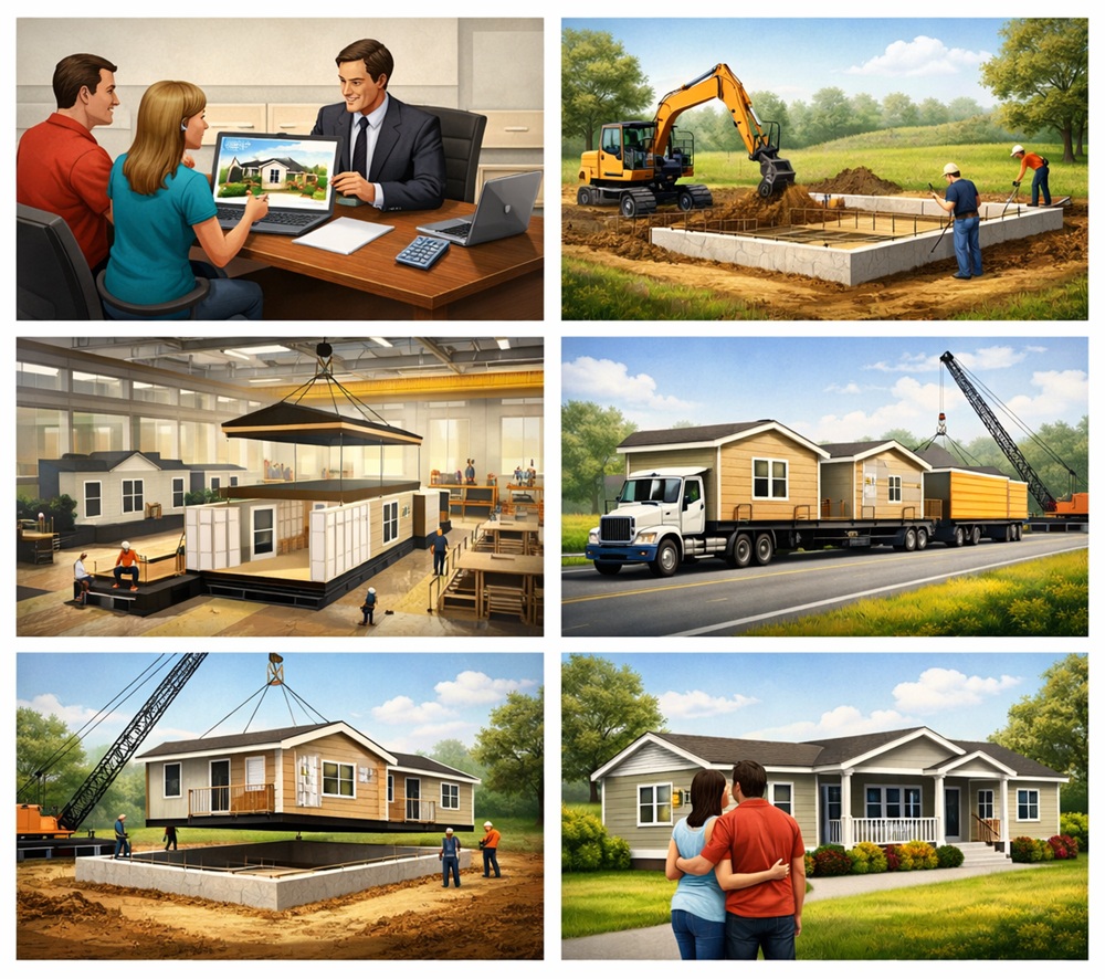 modular home purchase process
