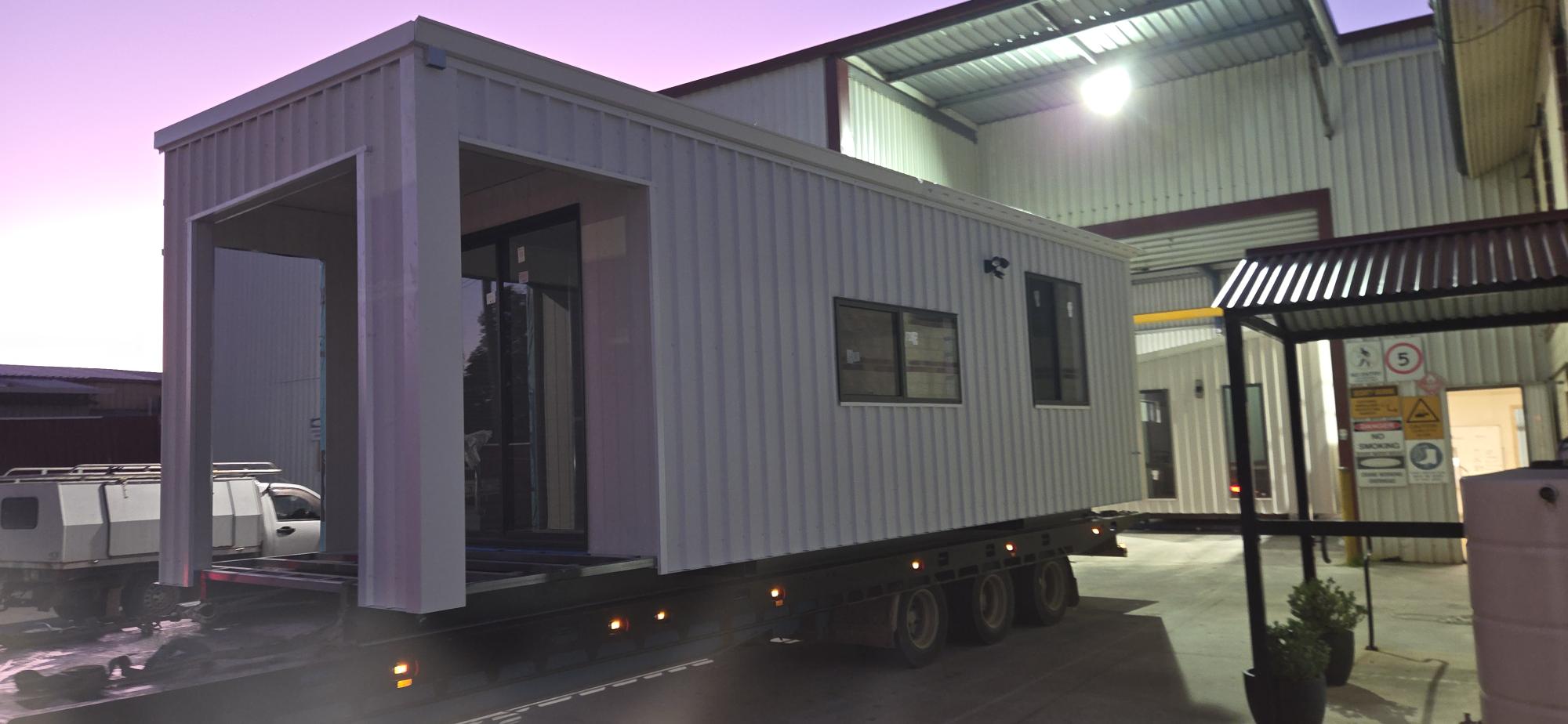 finished modular home built by Aussie Bush Cabins