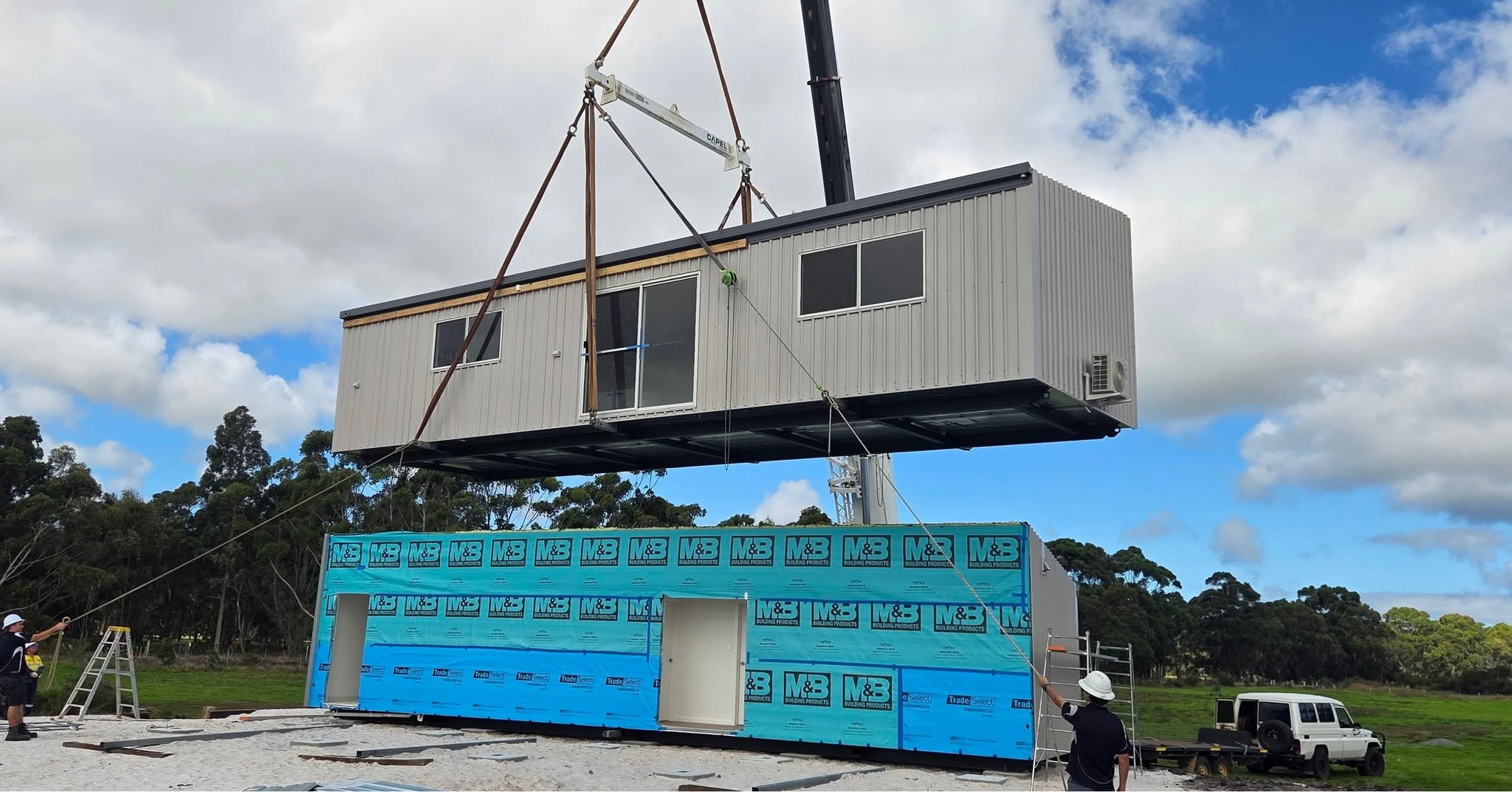 bigger modular home design which can be used for a 4-bedroom build in Perth